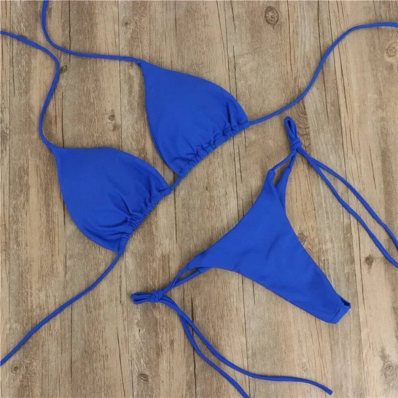 Tie-Side G-String Bikini
