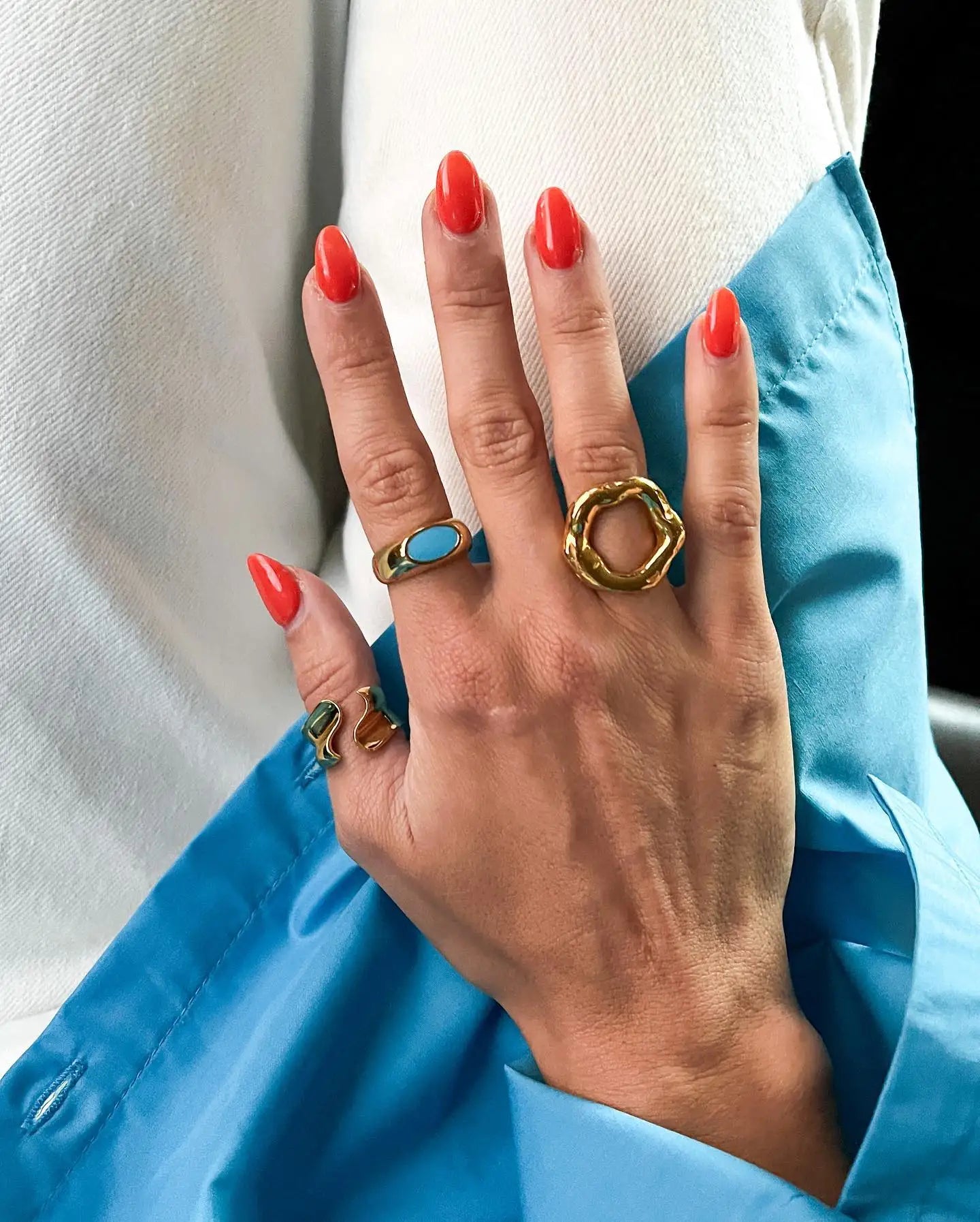 Gold color jewelry