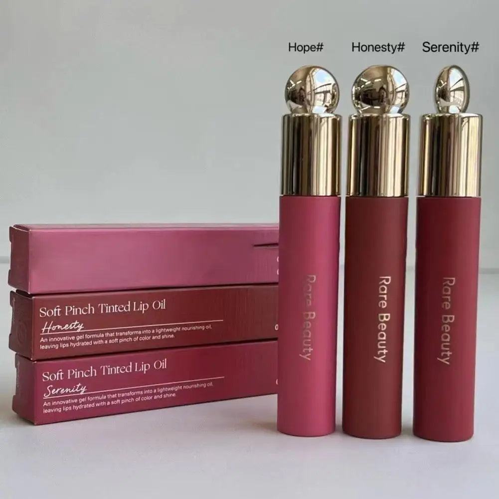Soft Pinch Tinted Lip Oil Glossy Lipstick Moisturizing Long-lasting Moisture Lock Natural Luster Lip Glaze For Women Make Up
