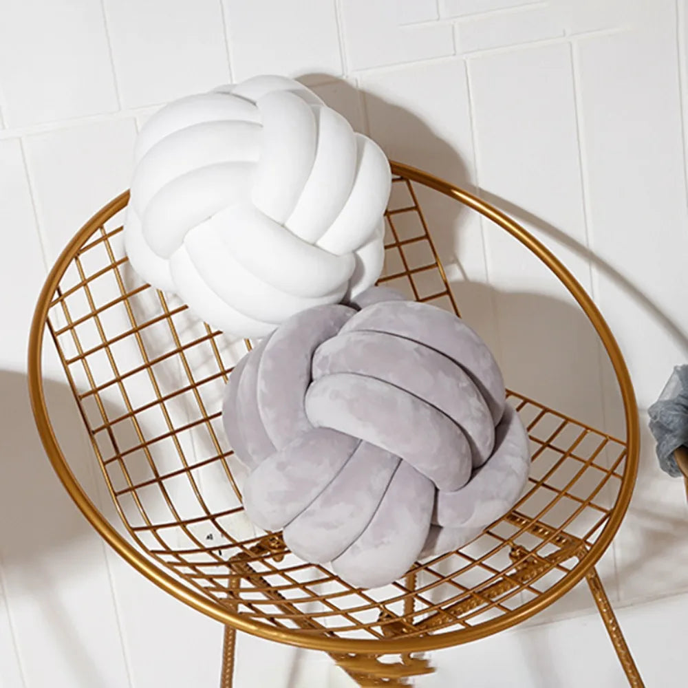 Style Round Pillow Cushion Velvet