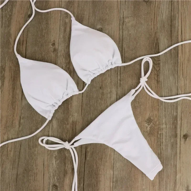 Tie-Side G-String Bikini