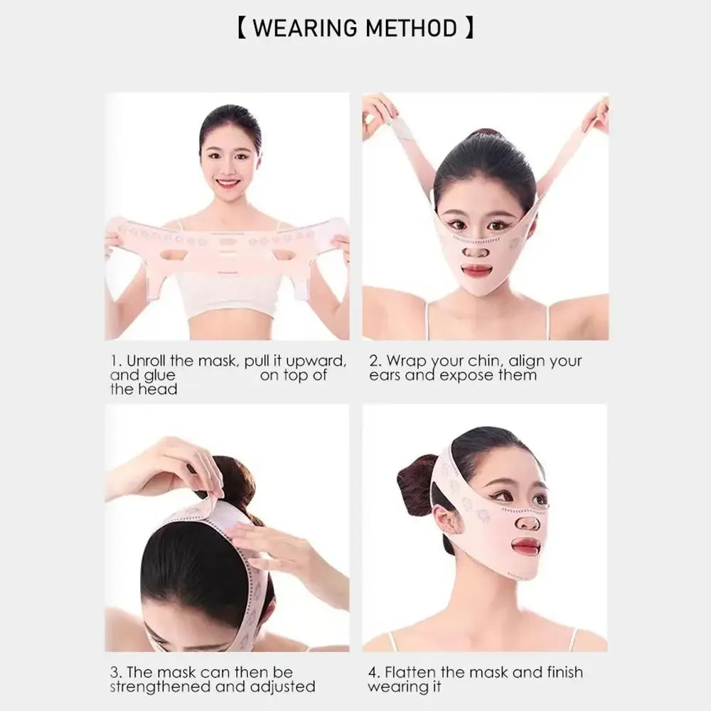 Breathable V Face Band Cheek Lift Up Face