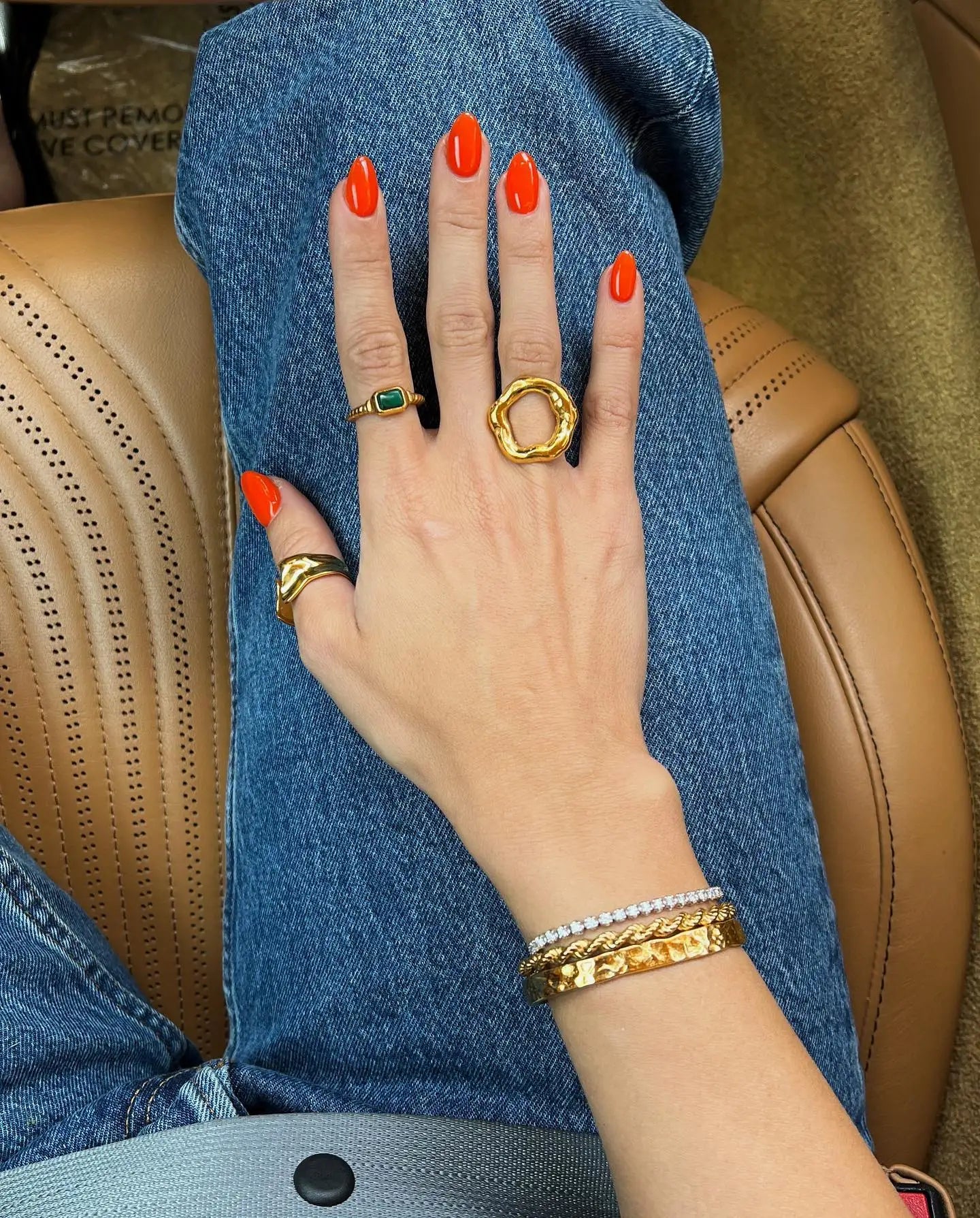 Gold color jewelry