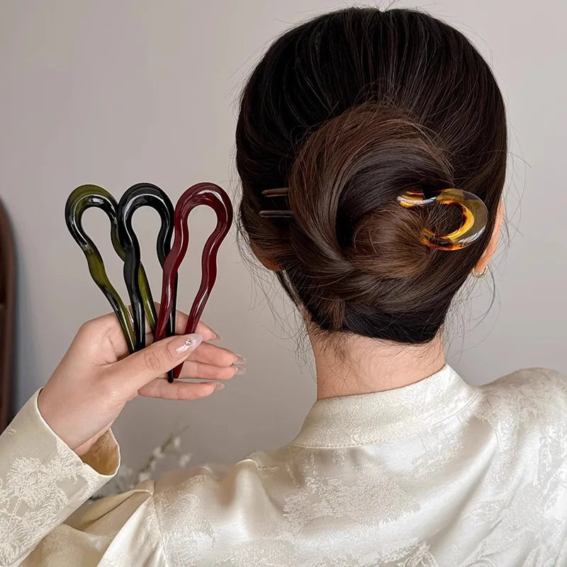 U-Shaped Hair Fork Fashion