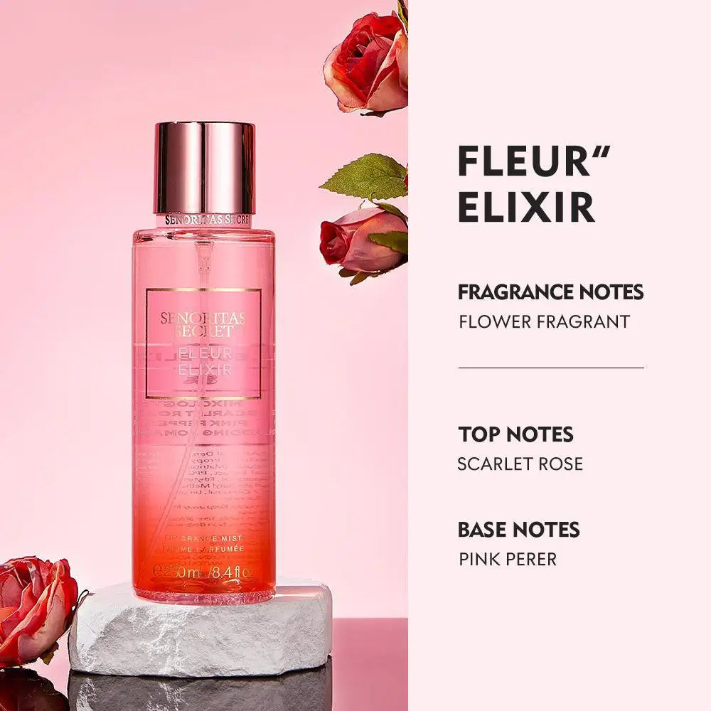 Fruity Deodorant Body Spray Light Fresh Skin Long Lasting Moisturizing Air Freshener Essence Women Body Spray Cosmetic