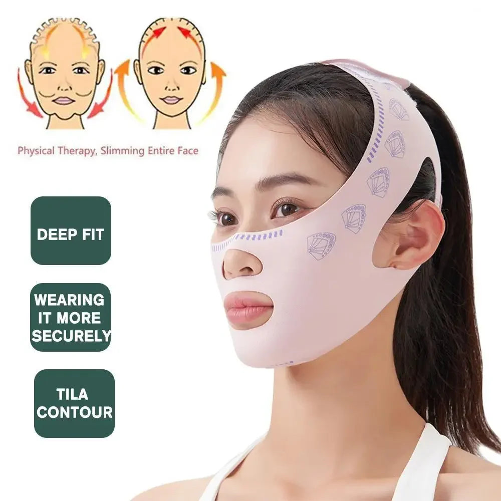 Breathable V Face Band Cheek Lift Up Face