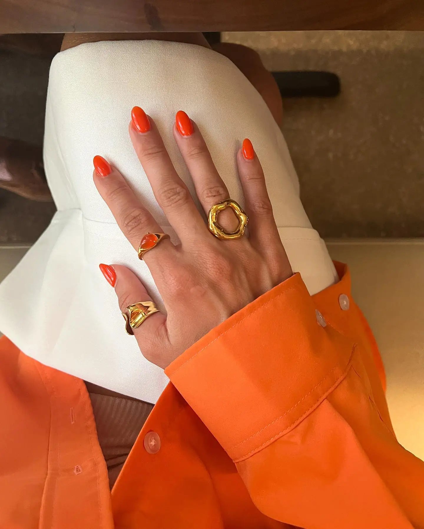 Gold color jewelry