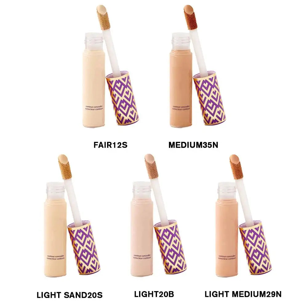 New 10ml Liquid Foundation Concealer Women Face Makeup Waterproof Oil-Control Concealer Base Cream Cover Dark Circles Skin Care