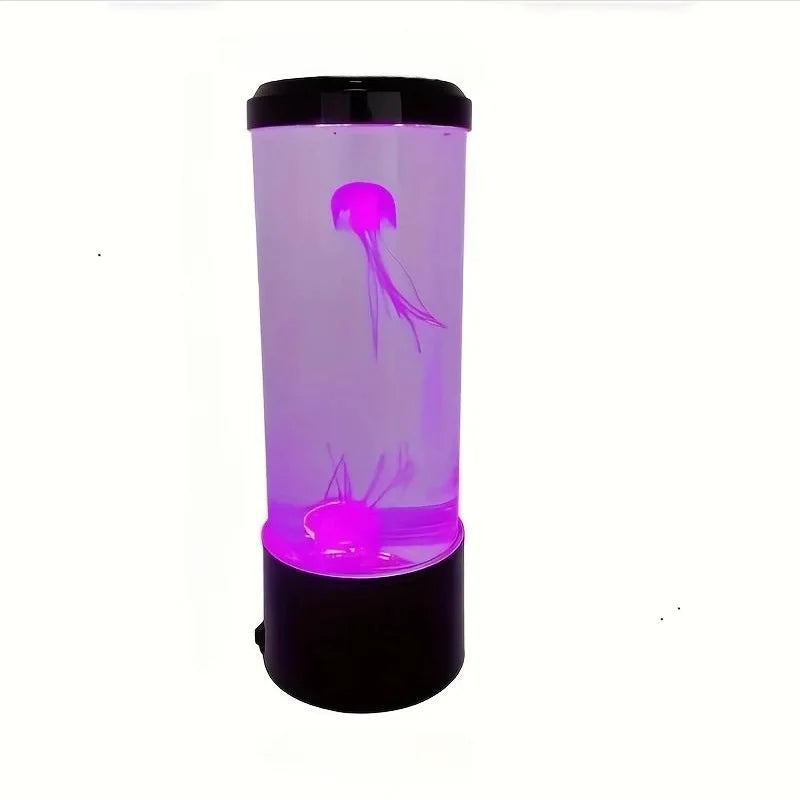 Jellyfish Lava Lamp, Aquarium Ocean Night Lights,7Colors LED Jellyfish Mood Lights With For Home Bedroom Desktop Decoration Gift