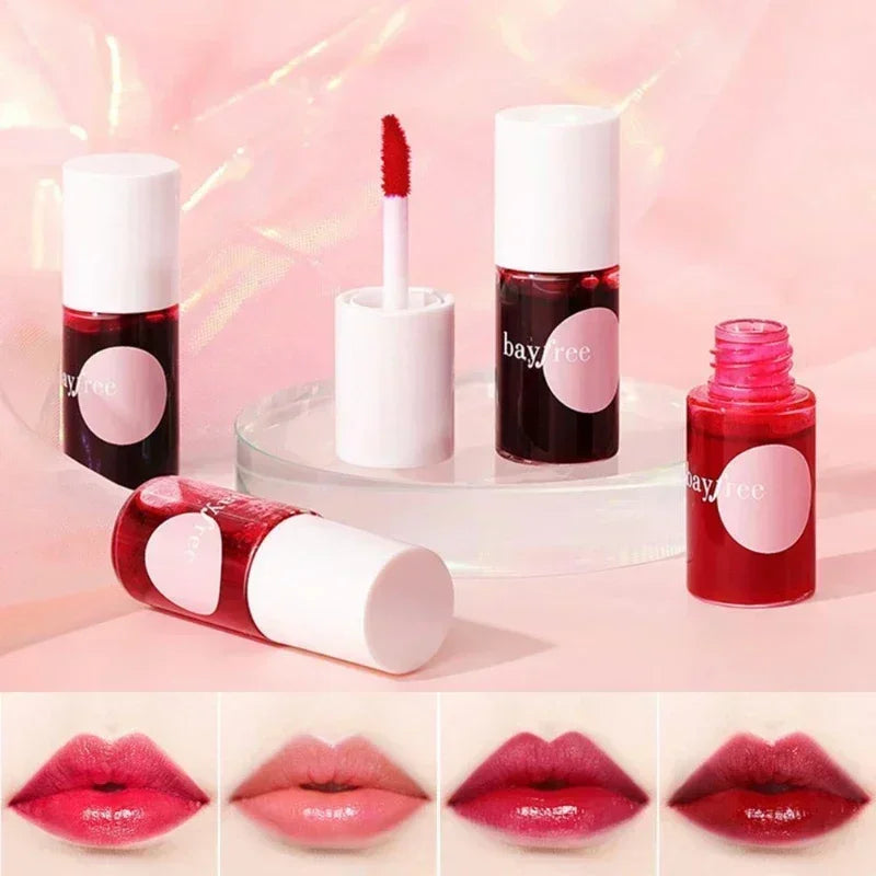 Lip Gloss 4 Color Moisturizing Lip Glaze Long Lasting Liquid Lipstick Cosmetic Makeup