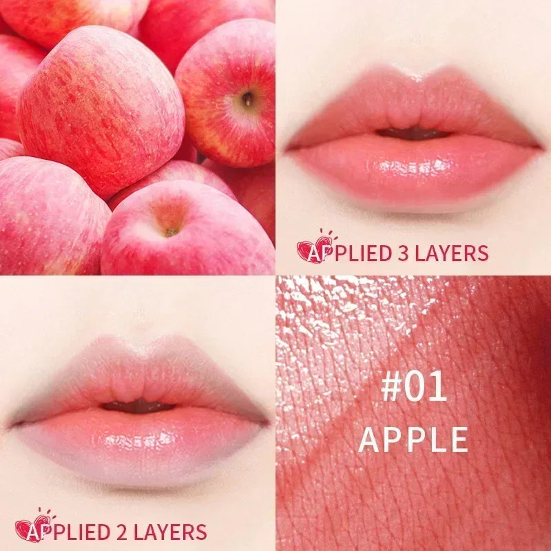 Lip Gloss 4 Color Moisturizing Lip Glaze Long Lasting Liquid Lipstick Cosmetic Makeup