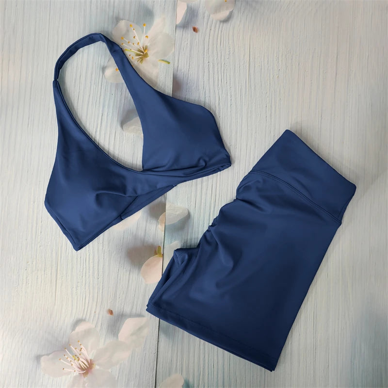Butt Lifting Sports Set Shorts Gym Exercise Clothes Women's Yoga Suit For Fitness Short