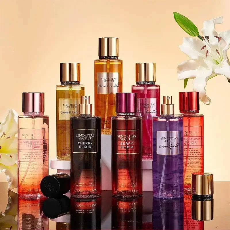 Fruity Deodorant Body Spray Light Fresh Skin Long Lasting Moisturizing Air Freshener Essence Women Body Spray Cosmetic