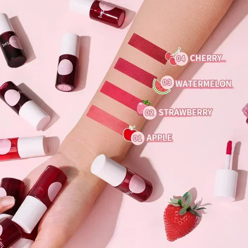 Lip Gloss 4 Color Moisturizing Lip Glaze Long Lasting Liquid Lipstick Cosmetic Makeup