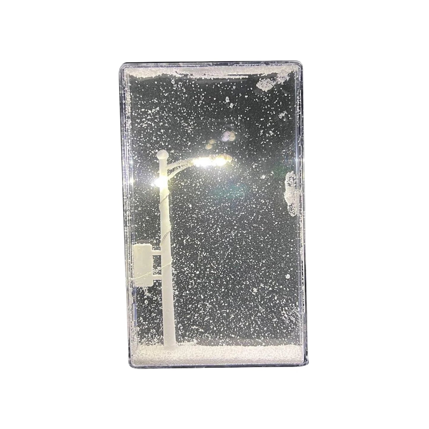 Advanced Snowy Night DIY Flow Ma Night Light Snow Scene Street