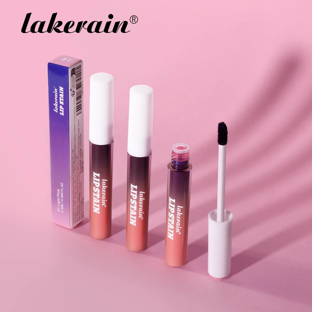 Lip Gloss Peel and Stick Set Long-lasting Waterproof Pink
