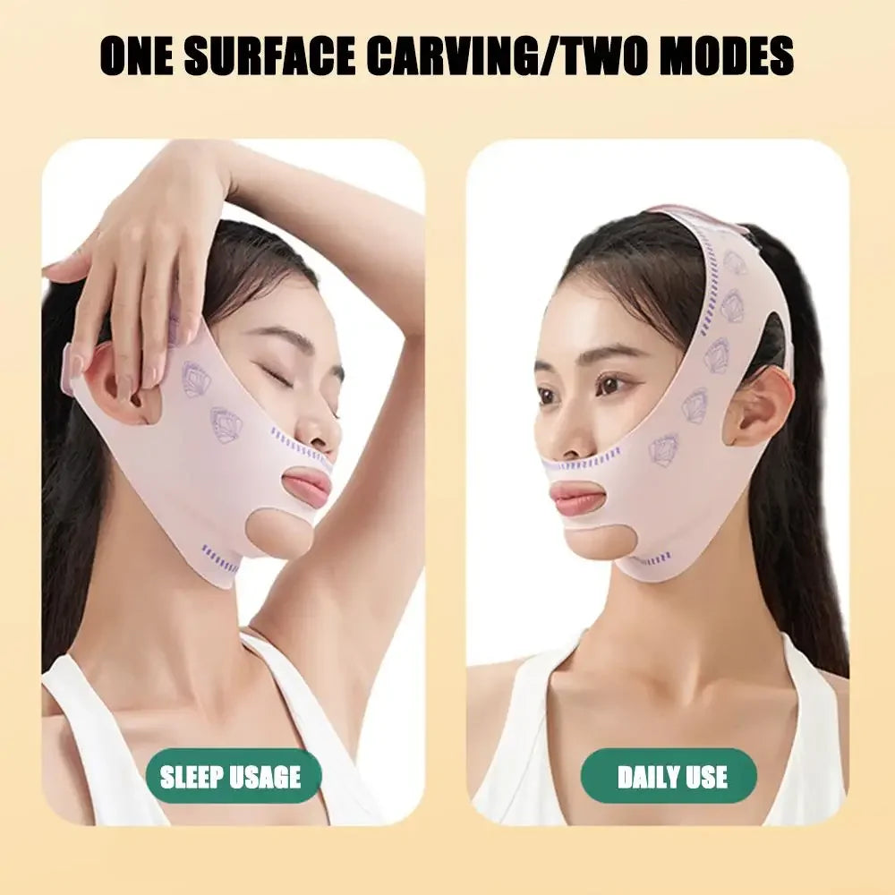 Breathable V Face Band Cheek Lift Up Face