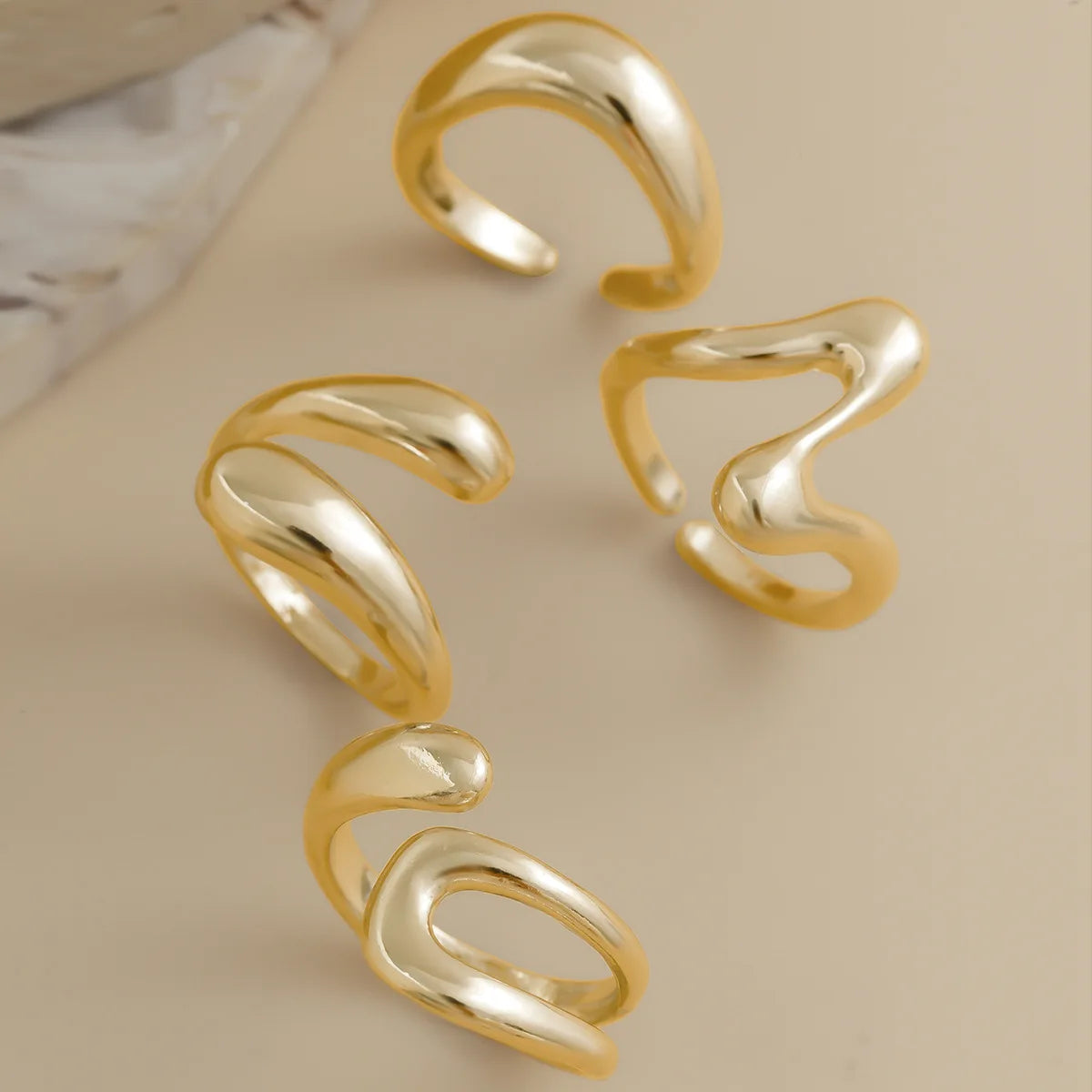 Irregular Rings Set Fashion Unisex Jewelry