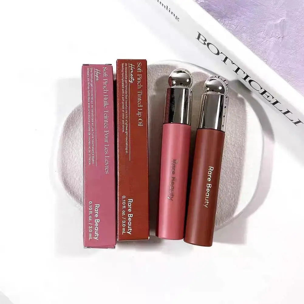 Soft Pinch Tinted Lip Oil Glossy Lipstick Moisturizing Long-lasting Moisture Lock Natural Luster Lip Glaze For Women Make Up