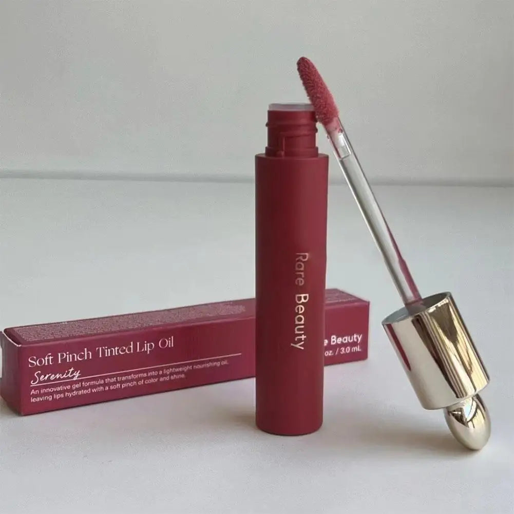 Soft Pinch Tinted Lip Oil Glossy Lipstick Moisturizing Long-lasting Moisture Lock Natural Luster Lip Glaze For Women Make Up