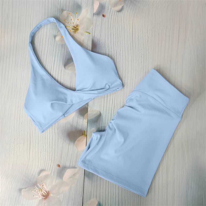 Butt Lifting Sports Set Shorts Gym Exercise Clothes Women's Yoga Suit For Fitness Short