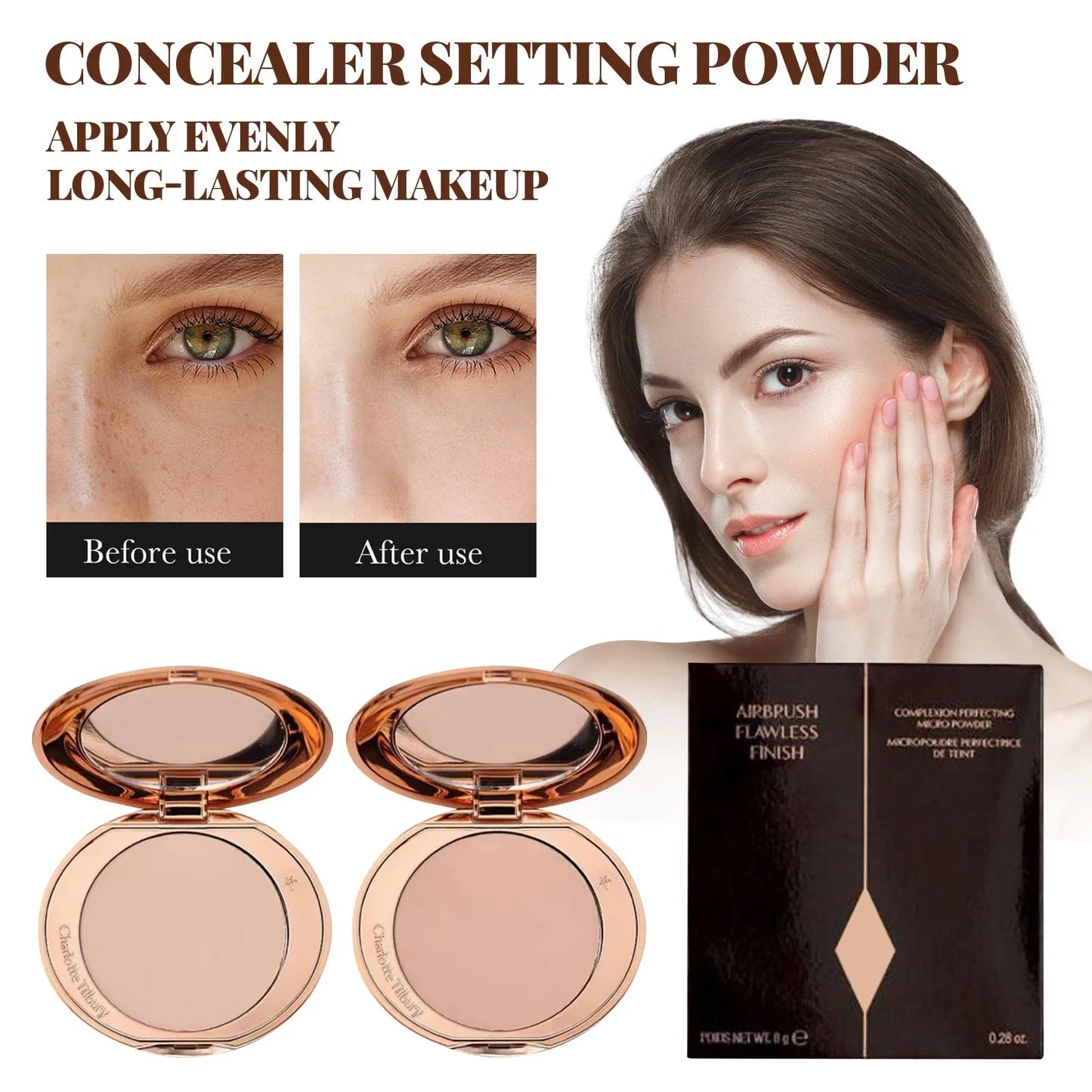 Control Powder, Soft Texture, Makeup Setting