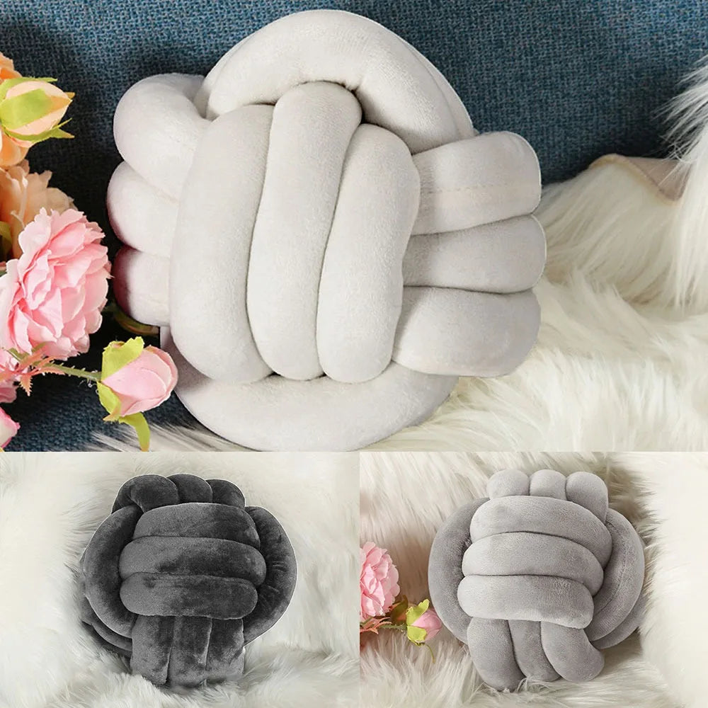 Style Round Pillow Cushion Velvet