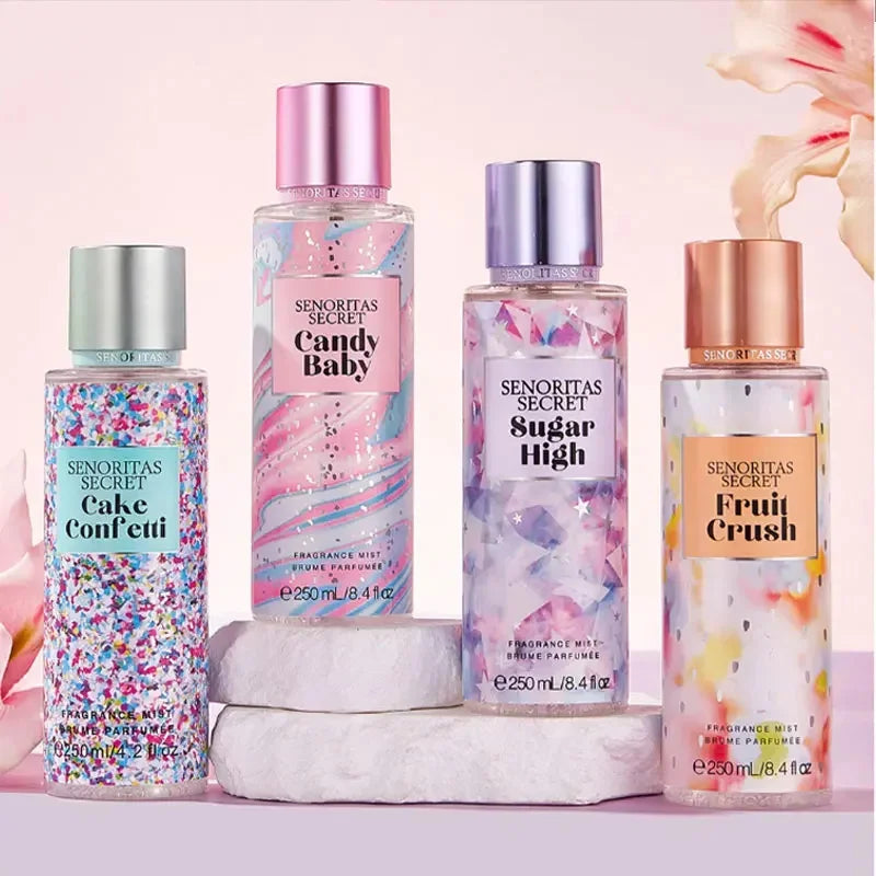 Fruity Deodorant Body Spray Light Fresh Skin Long Lasting Moisturizing Air Freshener Essence Women Body Spray Cosmetic