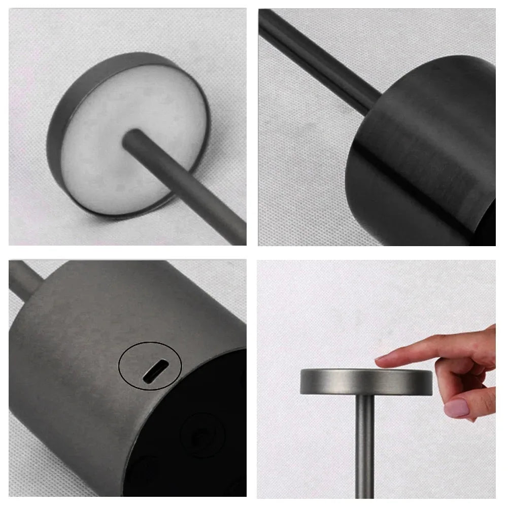 Simple Touch Sensor LED Table Lamp Rechargeable