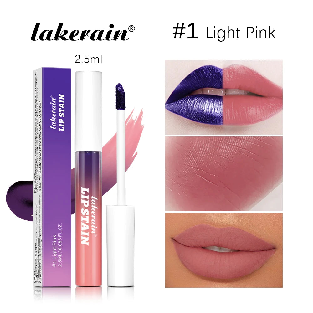 Lip Gloss Peel and Stick Set Long-lasting Waterproof Pink