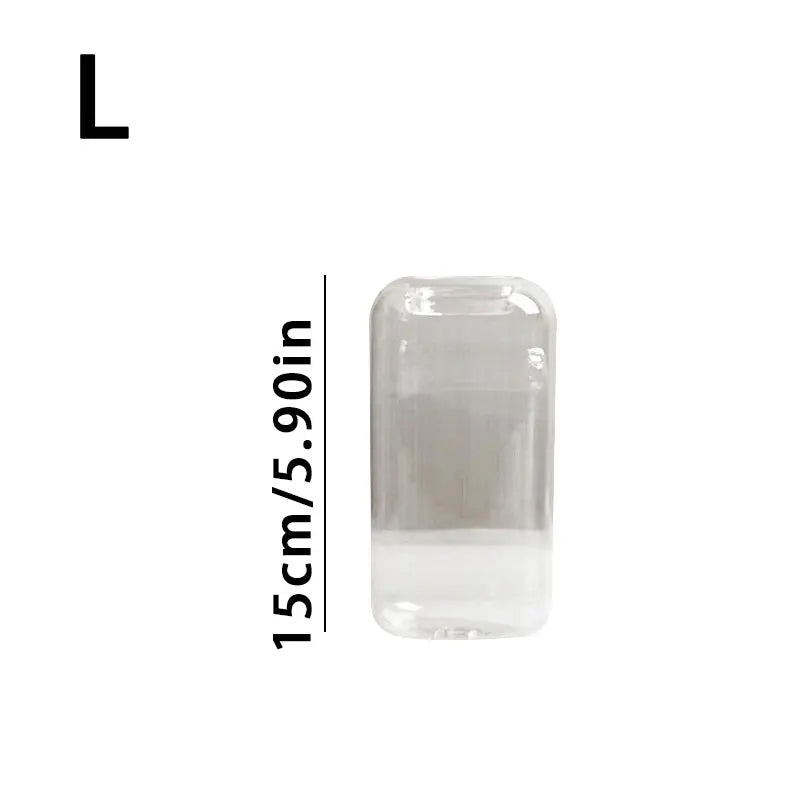 Transparent Glass Candle