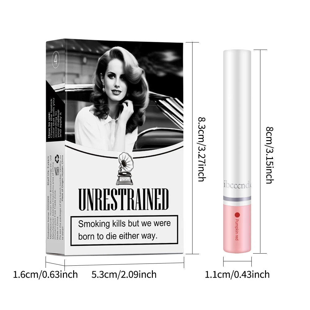 Cigarette Lipstick Set Matte Long Lasting Waterproof