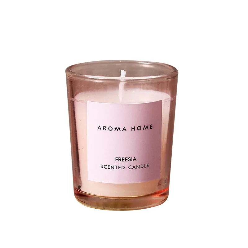 2Pcs Gift Box Set Aromatherapy Essential Oil Rattan Handmade Clear Scented Candle Lamp Companion Return Gift Fragrance Diffuser