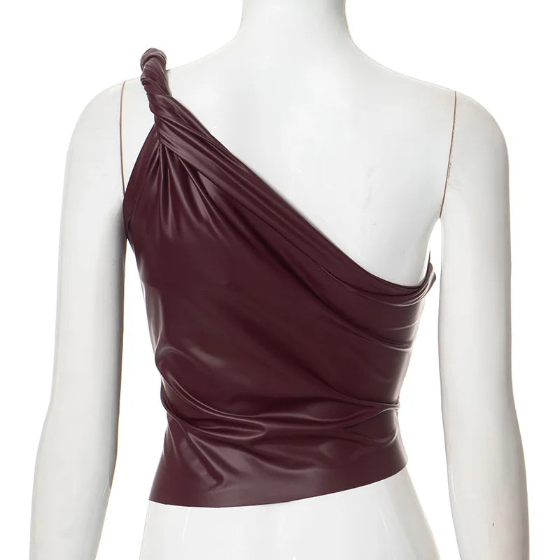 Fashion Women Wine Red