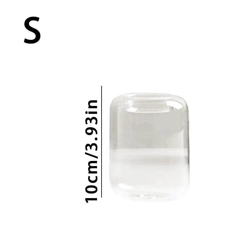 Transparent Glass Candle