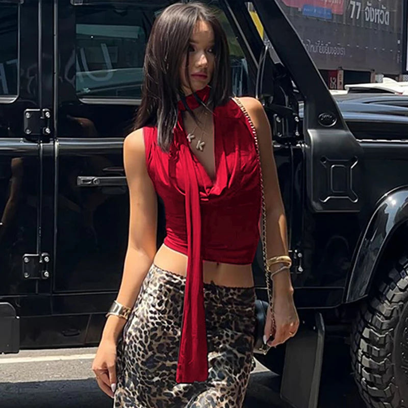 Casual Slim Tank Elegant Knitted Clothing