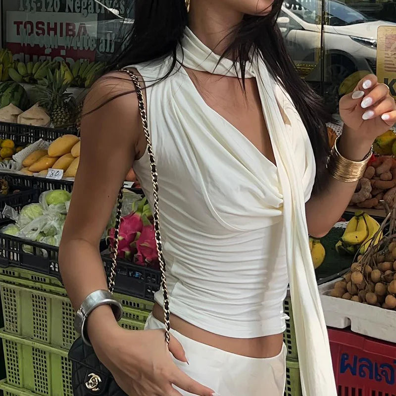 Casual Slim Tank Elegant Knitted Clothing